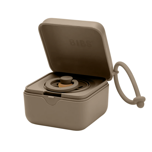 BIBS Pacifier Box - Dark Oak