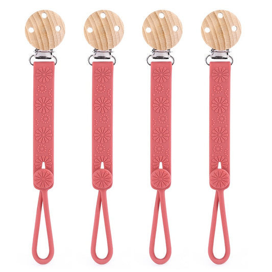 All-in-One Silicone Flower Pattern Dummy Clip