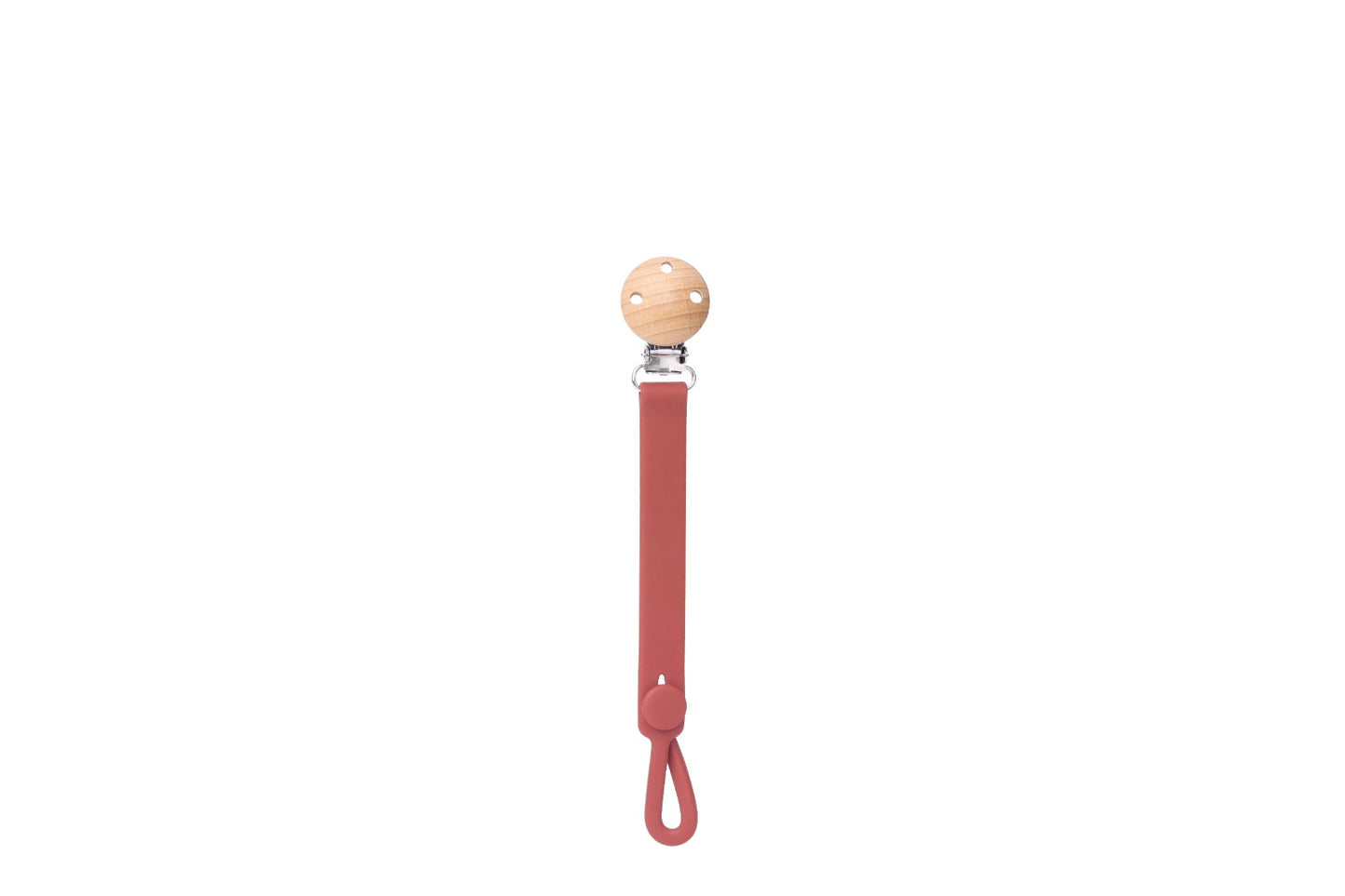 All-in-One Silicone Dummy Clip (Wooden Clip)