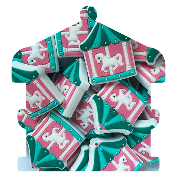 Silicone Carousel Beads