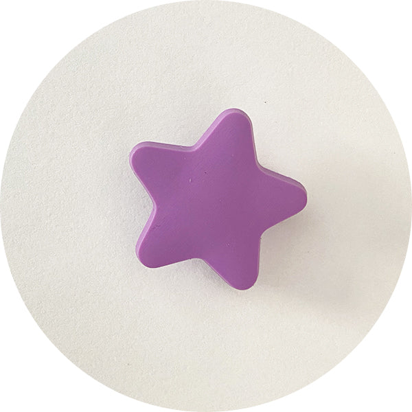 π Shoe Charm - Purple Star