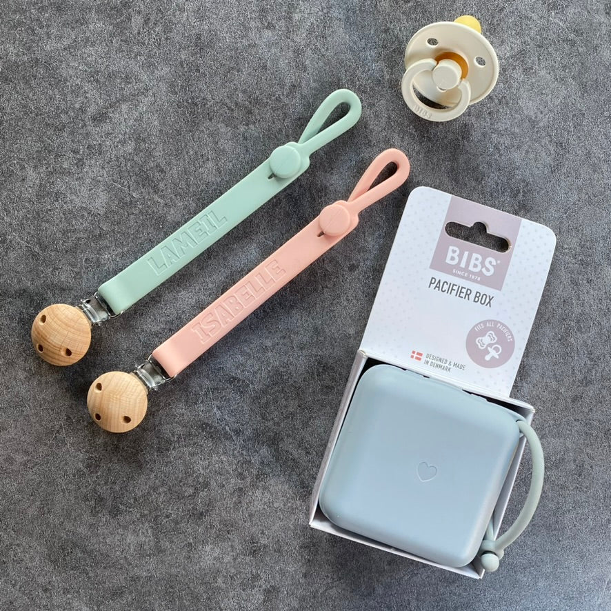 All-in-One Silicone Dummy Clip (Wooden Clip)