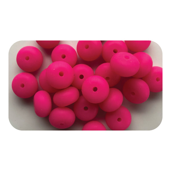 14mm Silicone Abacus Beads