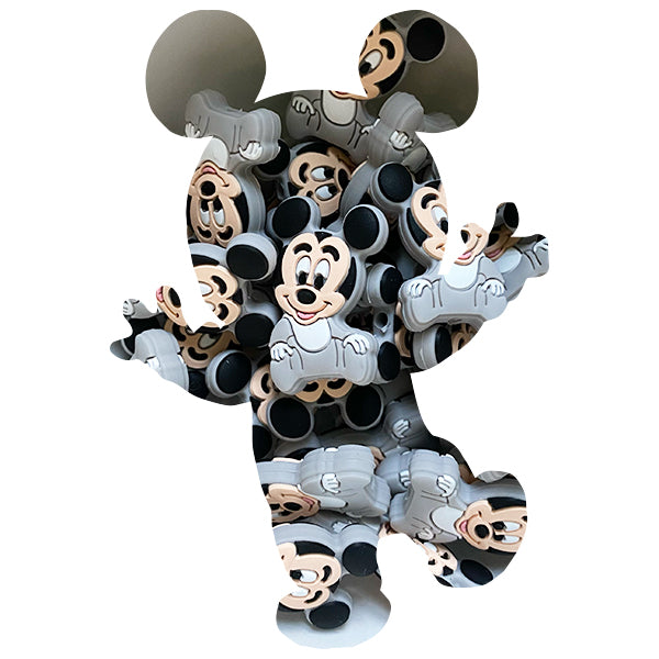 Silicone Mickey & Minnie Mouse (Body) Beads