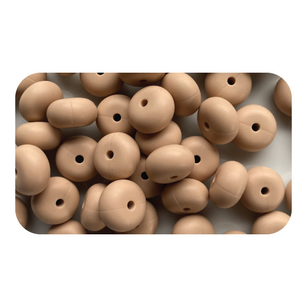 14mm Silicone Abacus Beads