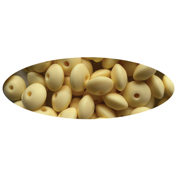 Silicone Lentil Beads