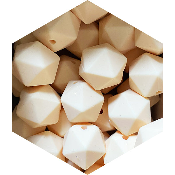 14mm Silicone Polygon Beads