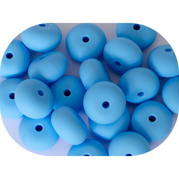 14mm Silicone Abacus Beads