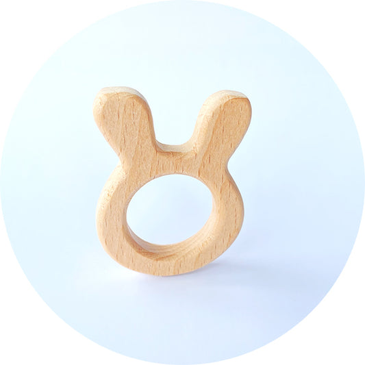 Beech Wooden Teether - Bunny