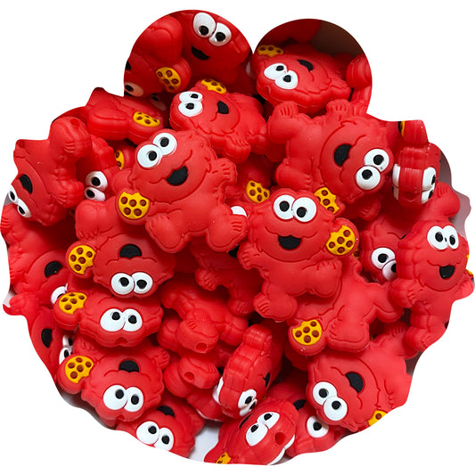 Silicone Cookie Monster Beads
