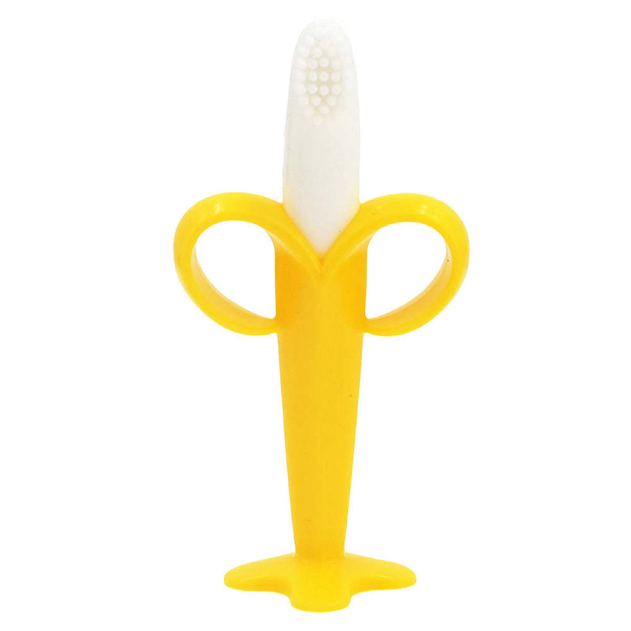 Silicone 2-in-1 Banana Teether / Toothbrush