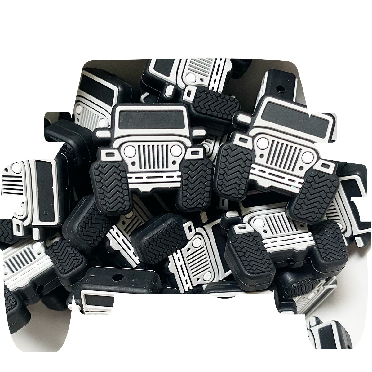 Silicone Jeep Beads