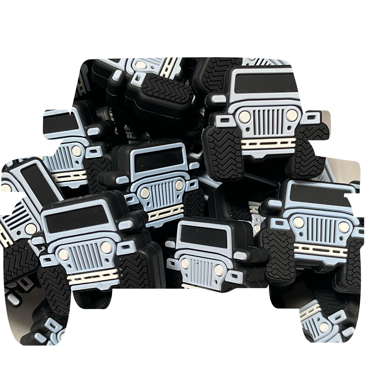 Silicone Jeep Beads