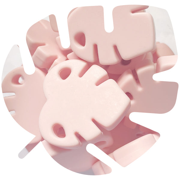 Silicone Leaf Bead