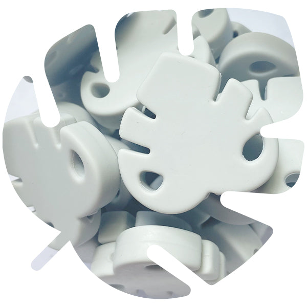 Silicone Leaf Bead
