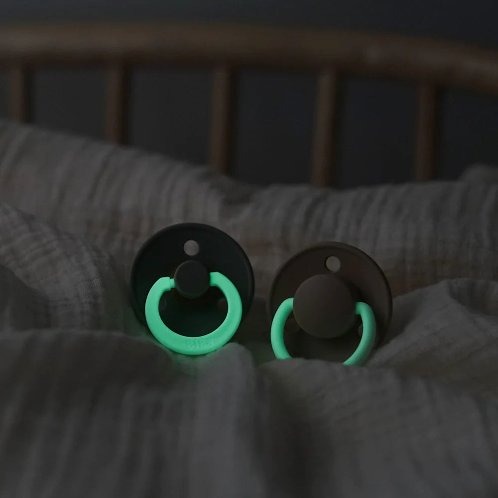 BIBS De Lux SILICONE - Sage Night Glow