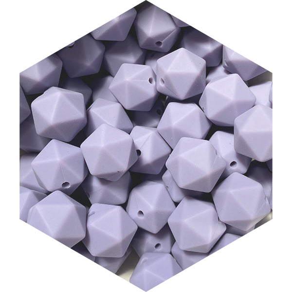 14mm Silicone Polygon Beads