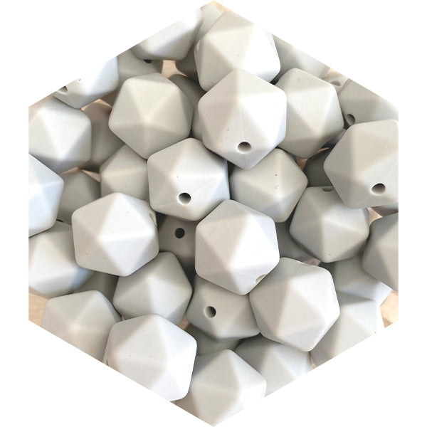 14mm Silicone Polygon Beads