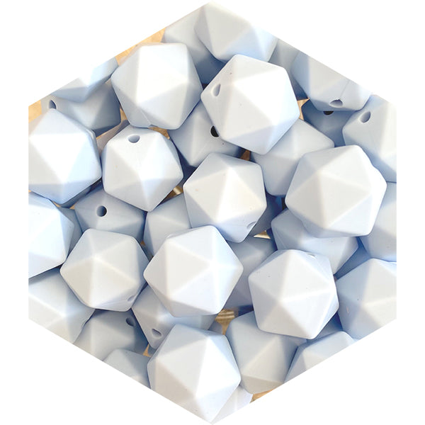 14mm Silicone Polygon Beads