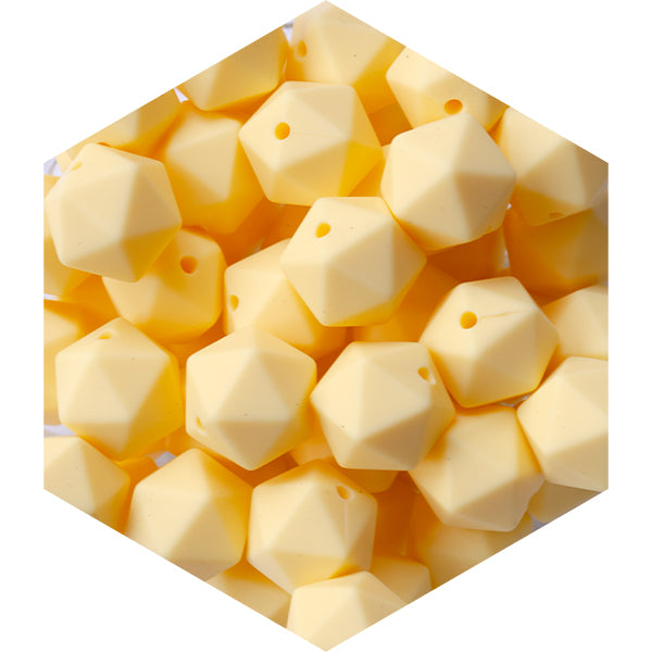 14mm Silicone Polygon Beads