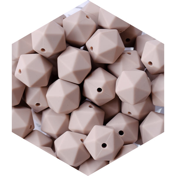 14mm Silicone Polygon Beads