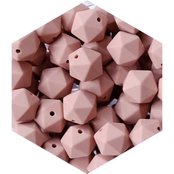 14mm Silicone Polygon Beads