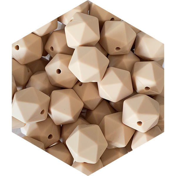 14mm Silicone Polygon Beads