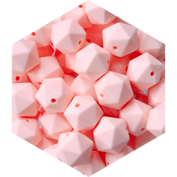 14mm Silicone Polygon Beads