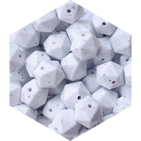 14mm Silicone Polygon Beads