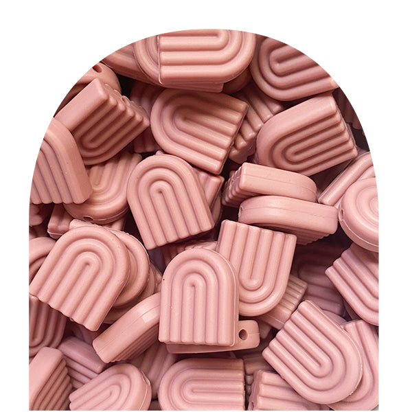 Silicone Arc Rainbow Beads