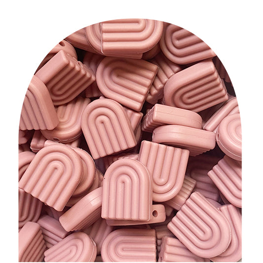 Silicone Arc Rainbow Beads