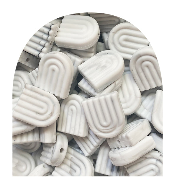 Silicone Arc Rainbow Beads