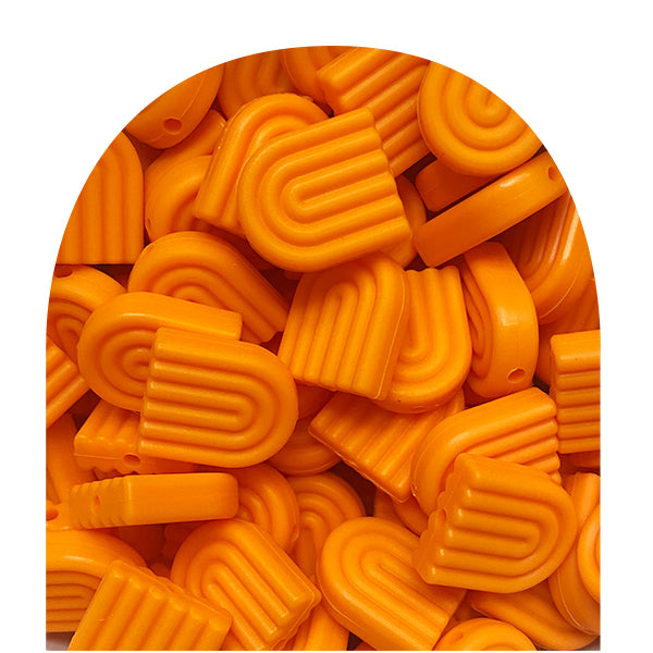Silicone Arc Rainbow Beads