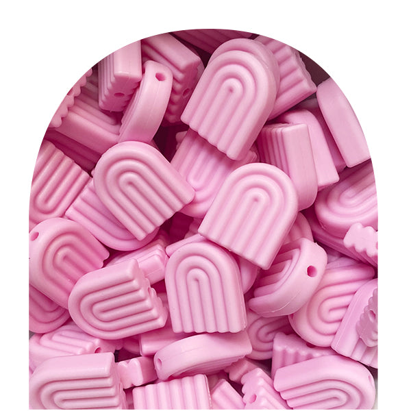 Silicone Arc Rainbow Beads