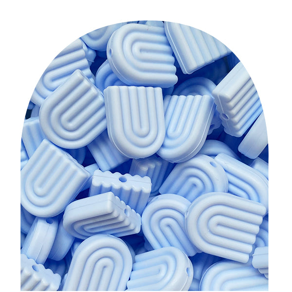 Silicone Arc Rainbow Beads