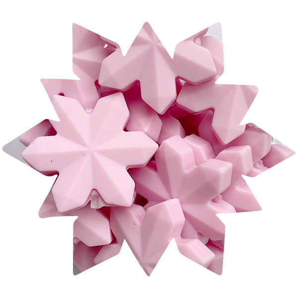 Silicone Snowflake Bead