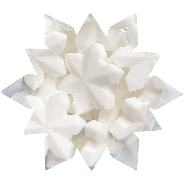 Silicone Snowflake Bead