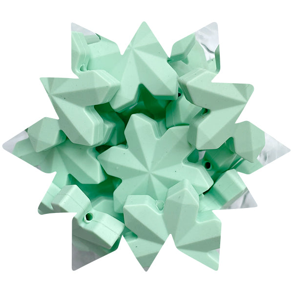 Silicone Snowflake Bead