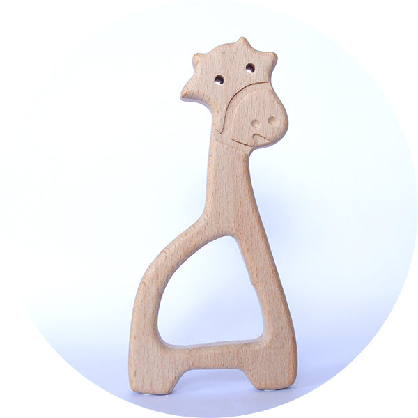 Beech Wooden Teether - Giraffe