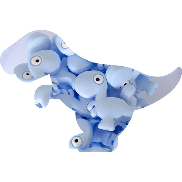 Silicone Spinosaurus Beads