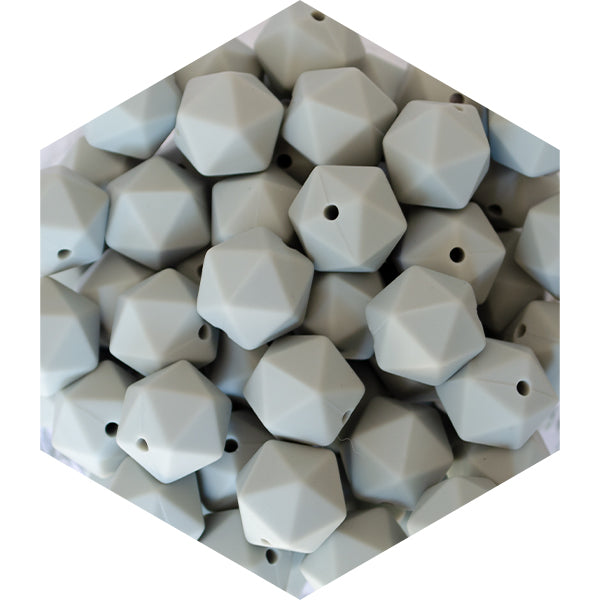 14mm Silicone Polygon Beads