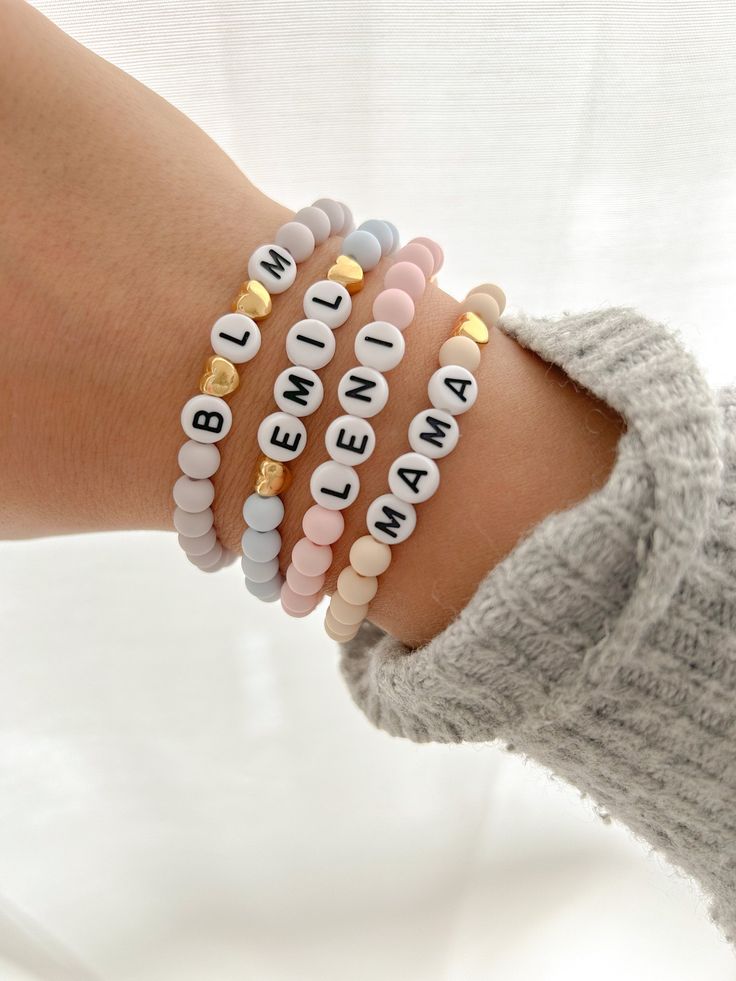 Acrylic Letter Beads