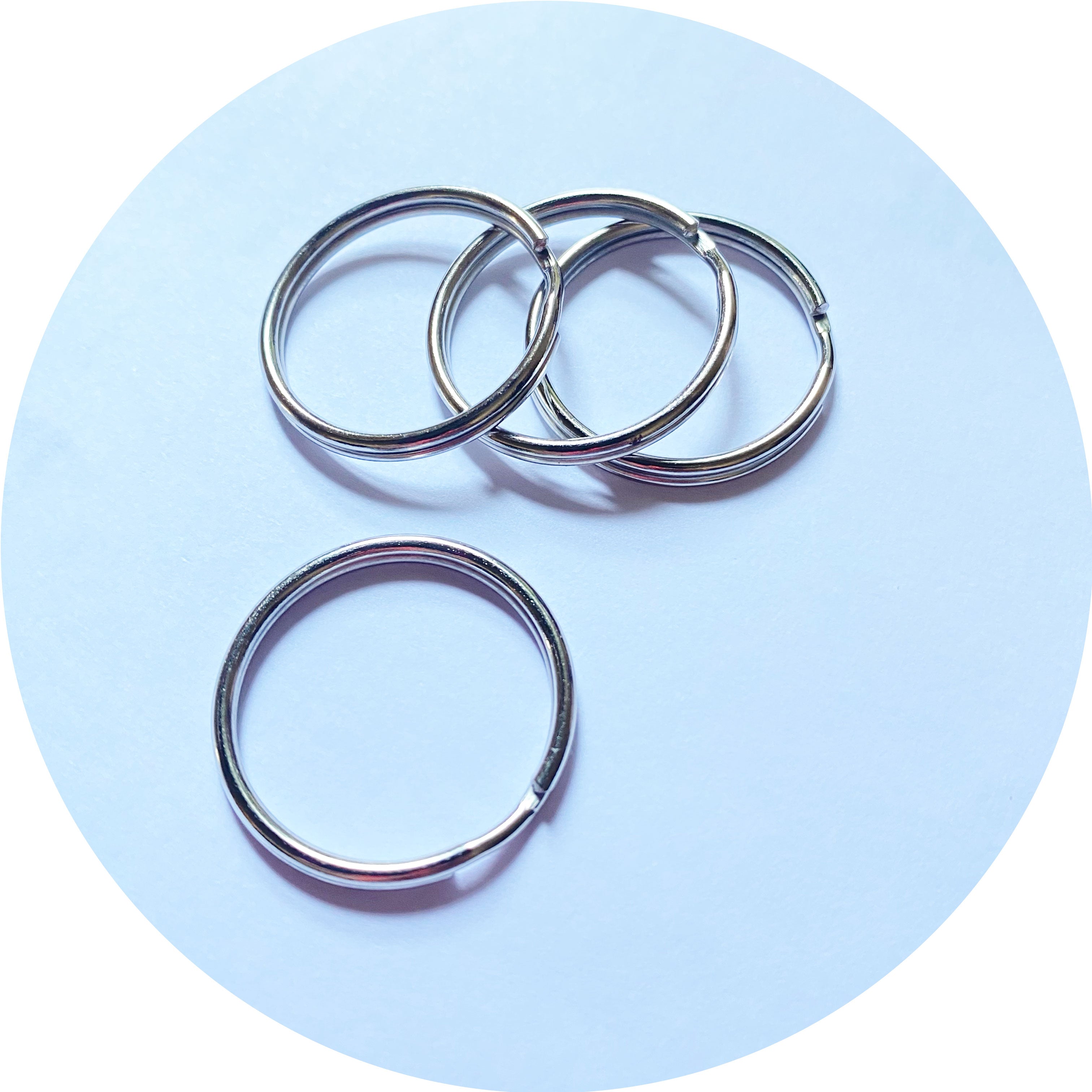 Split Keychain Rings – LooLoo Chews