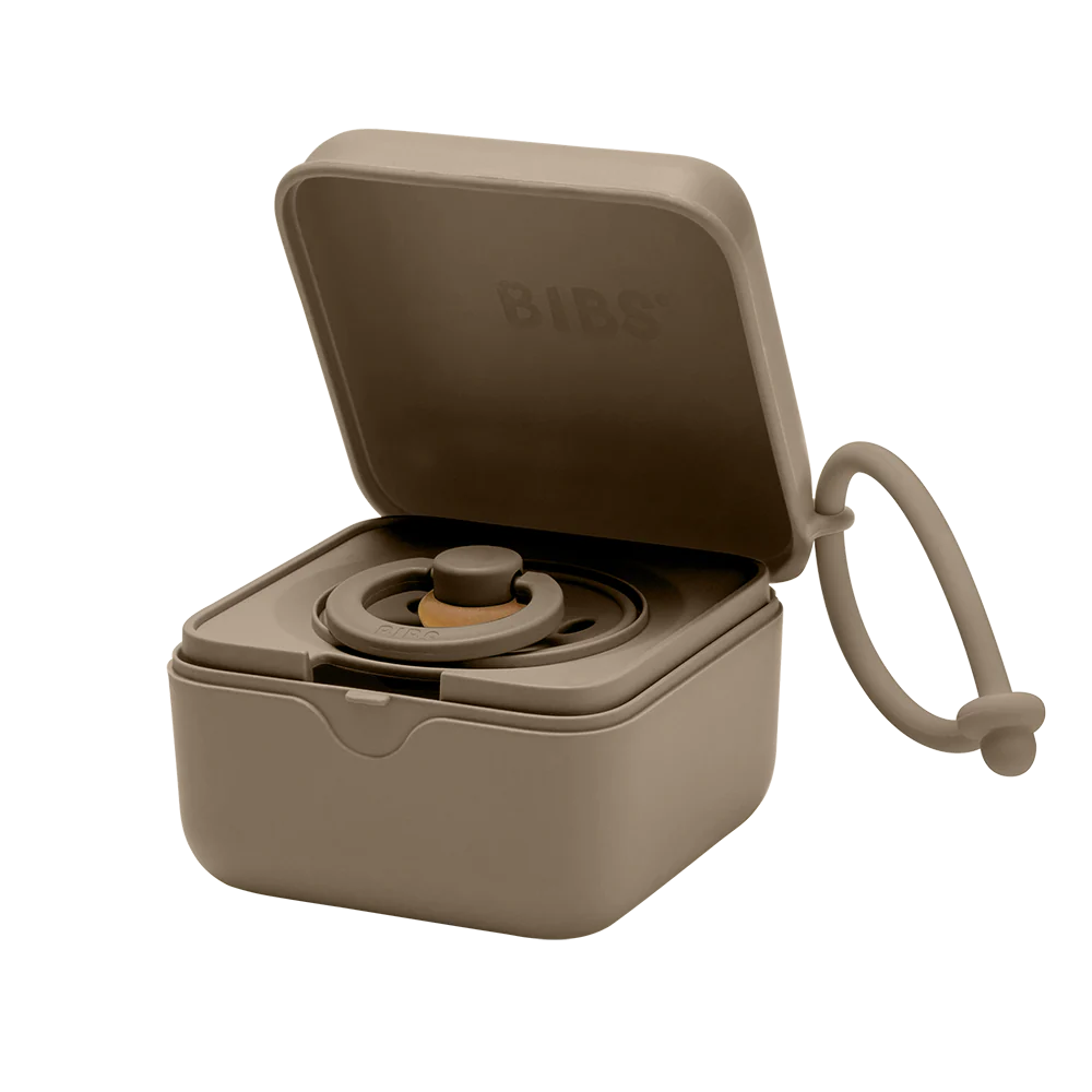 BIBS Pacifier Box - Dark Oak