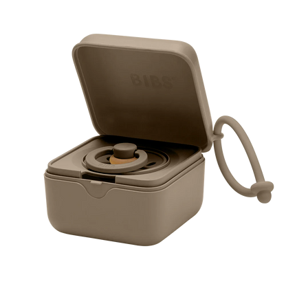 BIBS Pacifier Box - Dark Oak