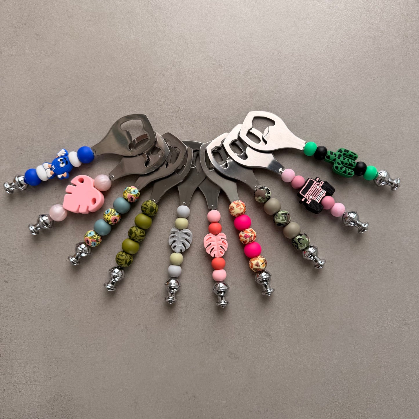 Silicone Beaded Bottle Opener