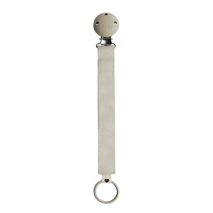 BIBS Ribbon Pacifier Clip - Sand
