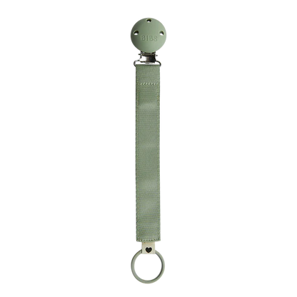 BIBS Ribbon Pacifier Clip - Sage