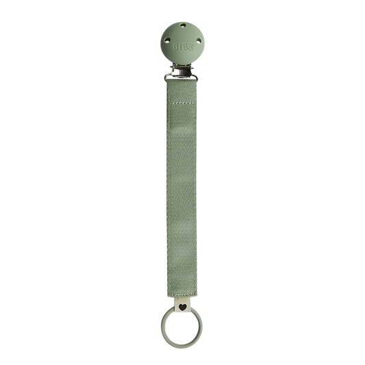 BIBS Ribbon Pacifier Clip - Sage