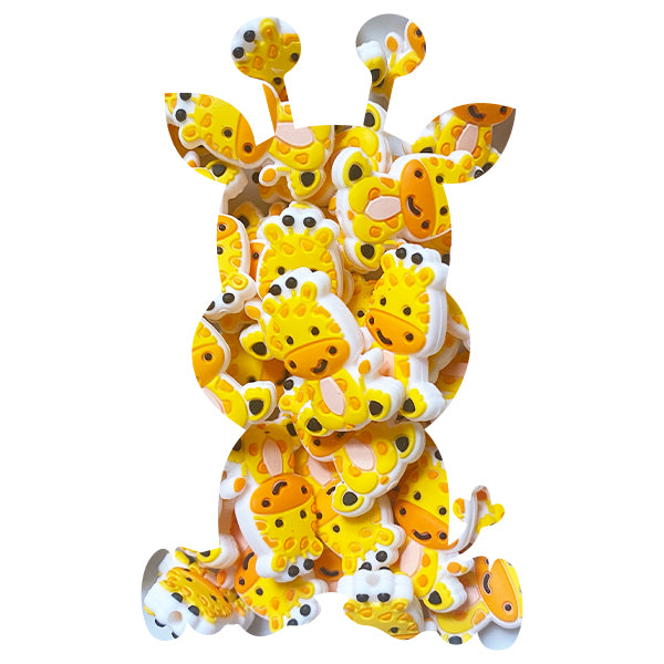 Silicone Baby Giraffe Bead